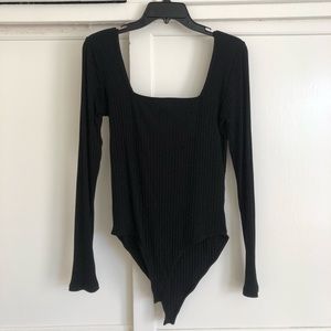 Black Bodysuit Onesie Sz M